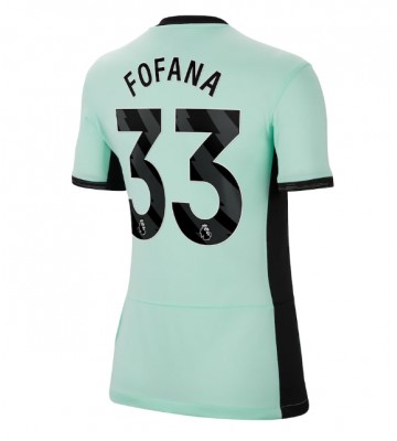 Chelsea Wesley Fofana #33 Tredje trøje Dame 2023-24 Kort ærmer